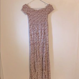 Off the shoulder floral dress